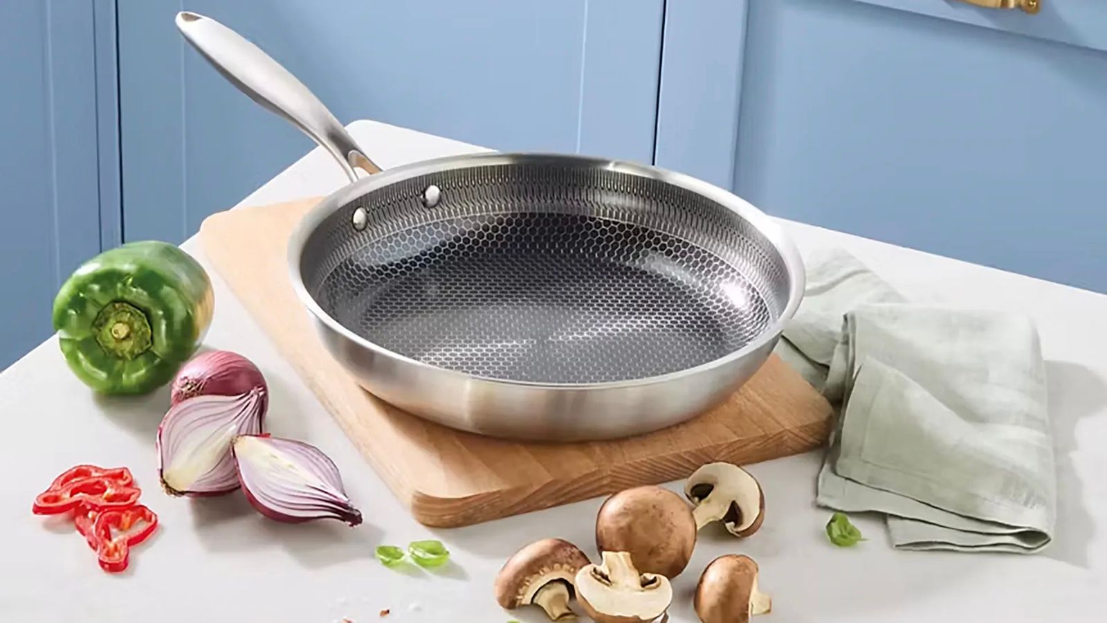 Aldi Crofton Stainless Steel Coated Pans 