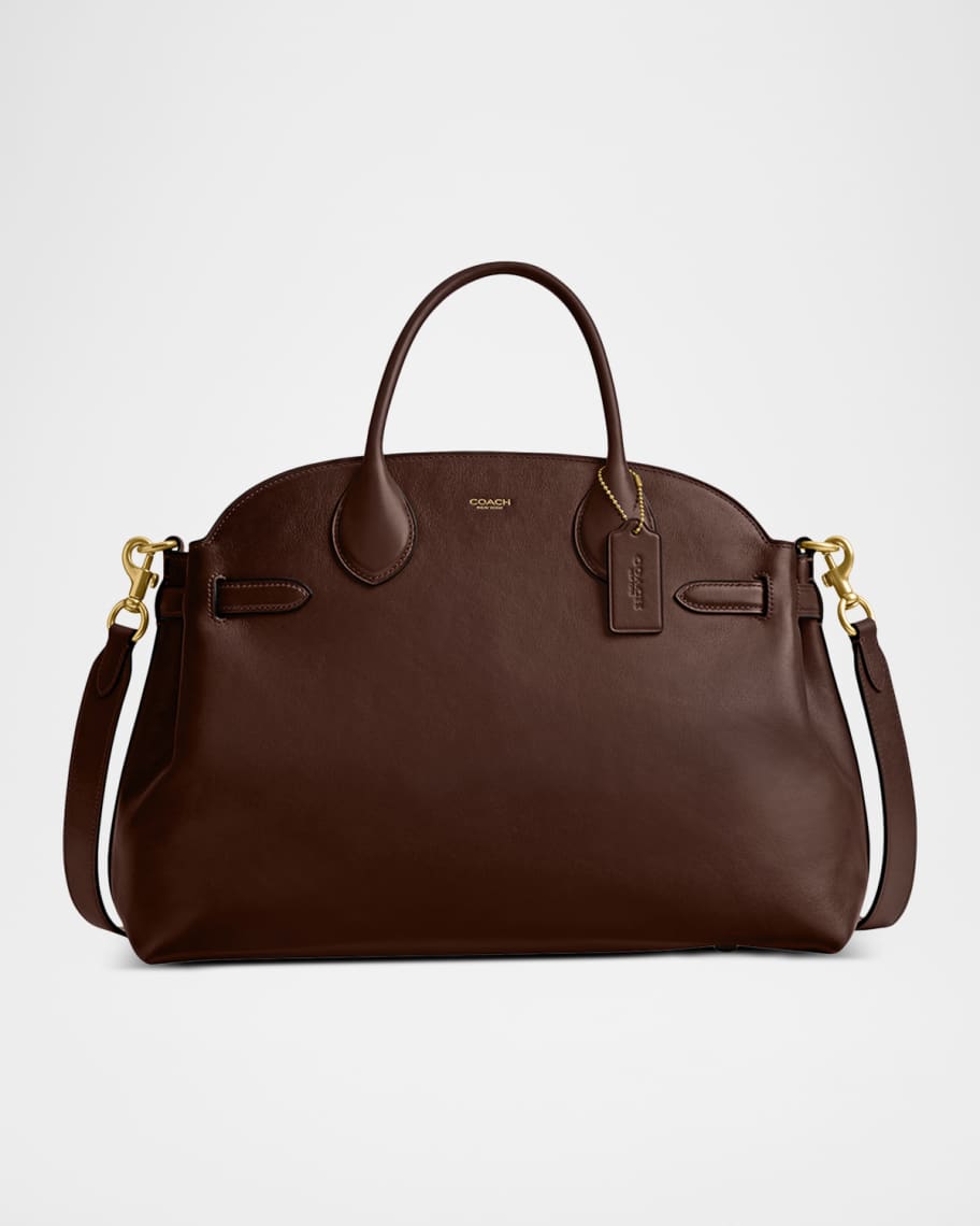 Empire 40 Carryall Leather Top-Handle Bag