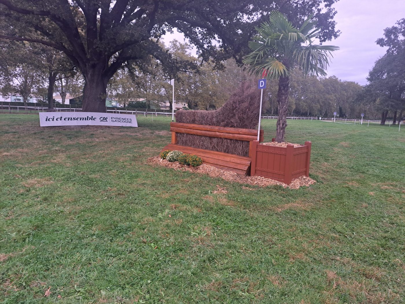 Pau Horse Trials cross-country course