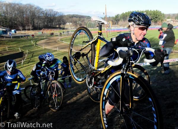 Laura Van Gilder (C3 Athletes Serving Athletes) did not get off to a great start today