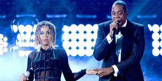 Beyonce Knowles Jay-Z Grammys 2014