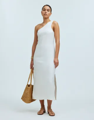 One-Shoulder Midi Dress