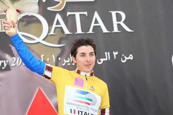The race leader after Stage 2 of the 2010 Ladies Tour of Qatar, Giorgia Bronzini (Italy)
