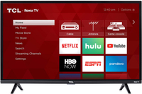 TCL 32" 1080p Roku Smart TV: $189.99 $148 at Amazon
Save $41: