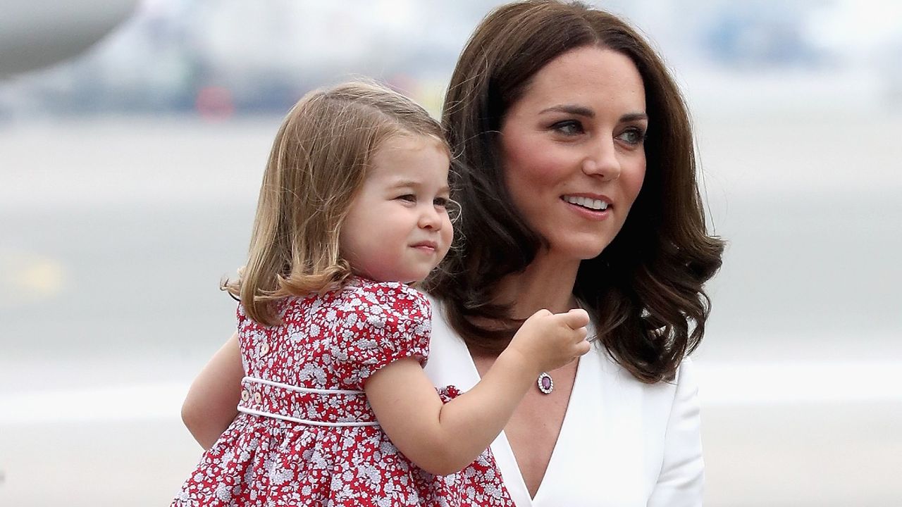 Princess Kate and Princess Charlotte together