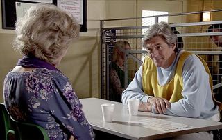 What will Lewis have to say when Audrey Roberts comes for a visit?