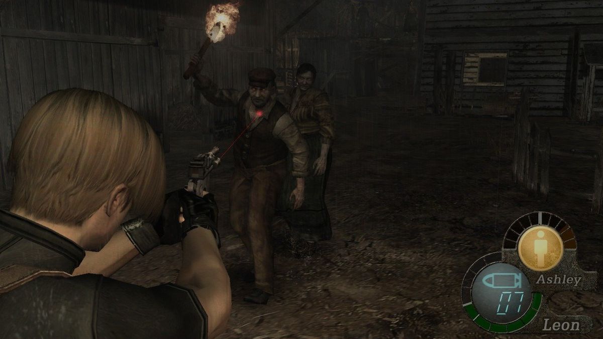 Resident Evil 4 Switch cultists defense