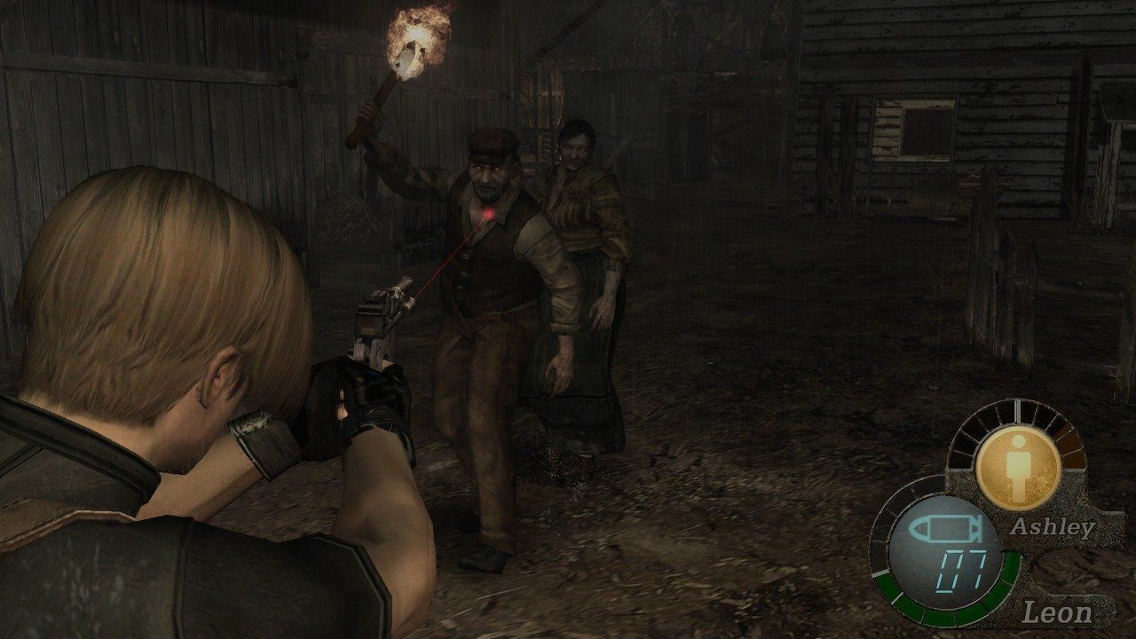 Resident Evil 4 Switch cultists defense