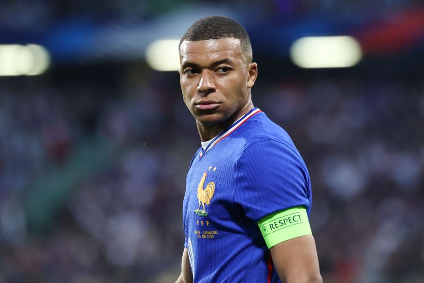 France Euro 2024 squad Kylian Mbappe #10 of France looks on during the International Friendly match between France and Luxembourg at Stade Saint-Symphorien on June 5, 2024 in Metz, France. (Photo by Catherine Steenkeste/Getty Images)