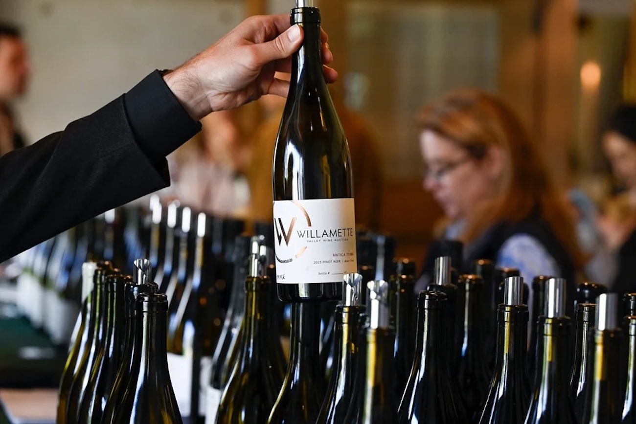 Tasting at the 2025 auction