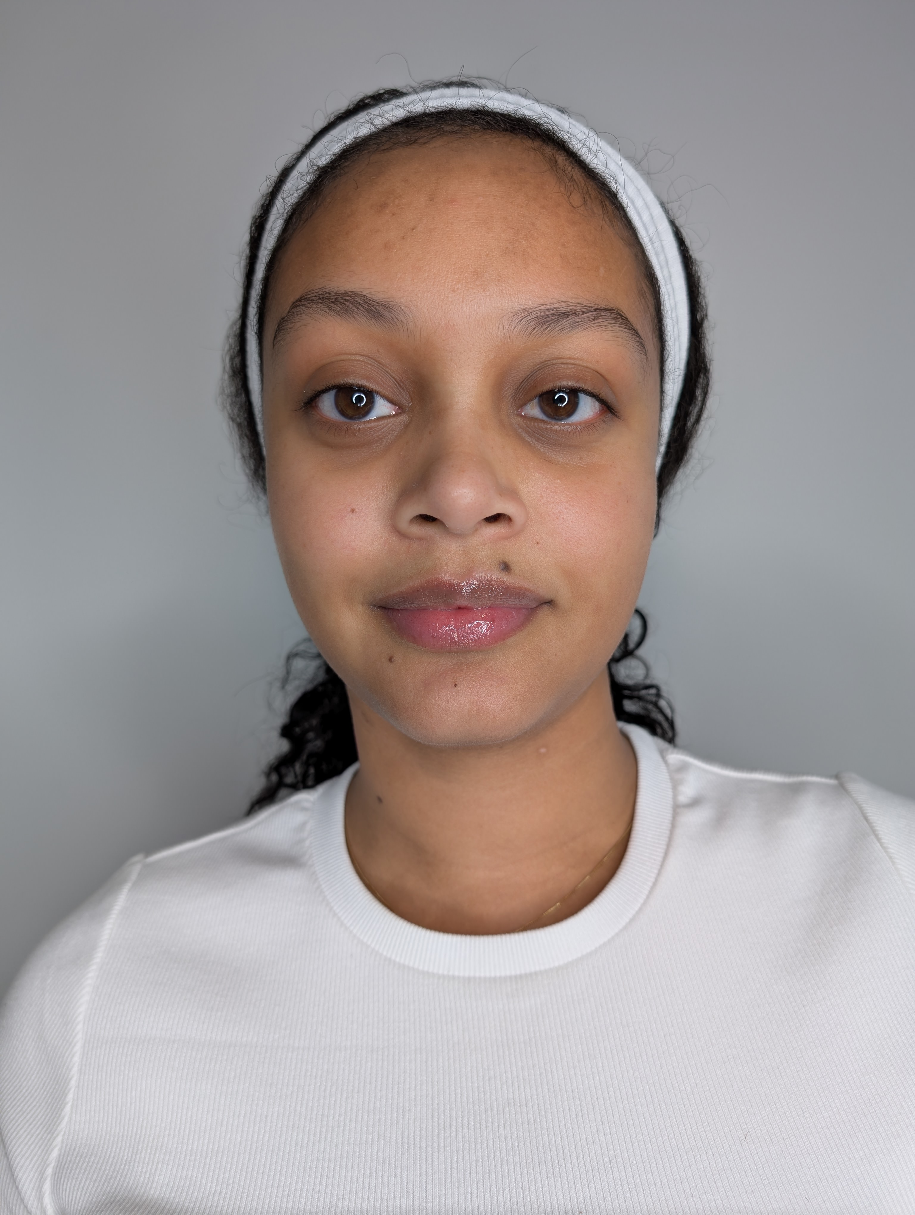 shauna beni-haynes before and after testing fenty skin's milky toner