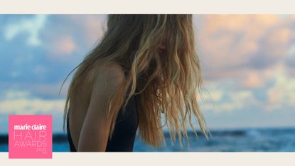 woman on the beach - Marie Claire UK Hair Awards 2021
