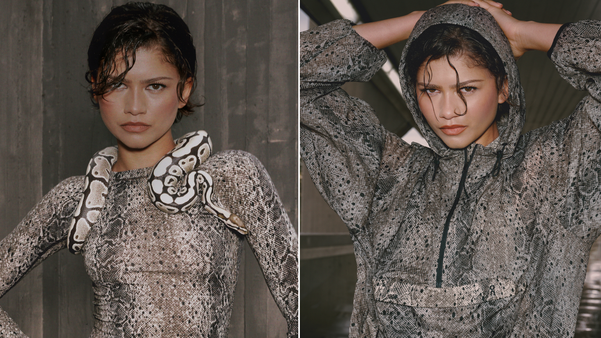campaign photos for Zendaya's second co-created collection with On, featuring Mary Jane sneakers