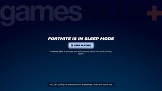 Fortnite Sleep Mode