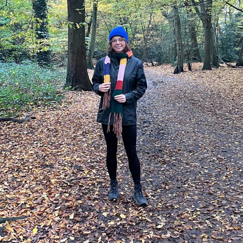 Grace Walsh wearing a pair of the best walking shoes