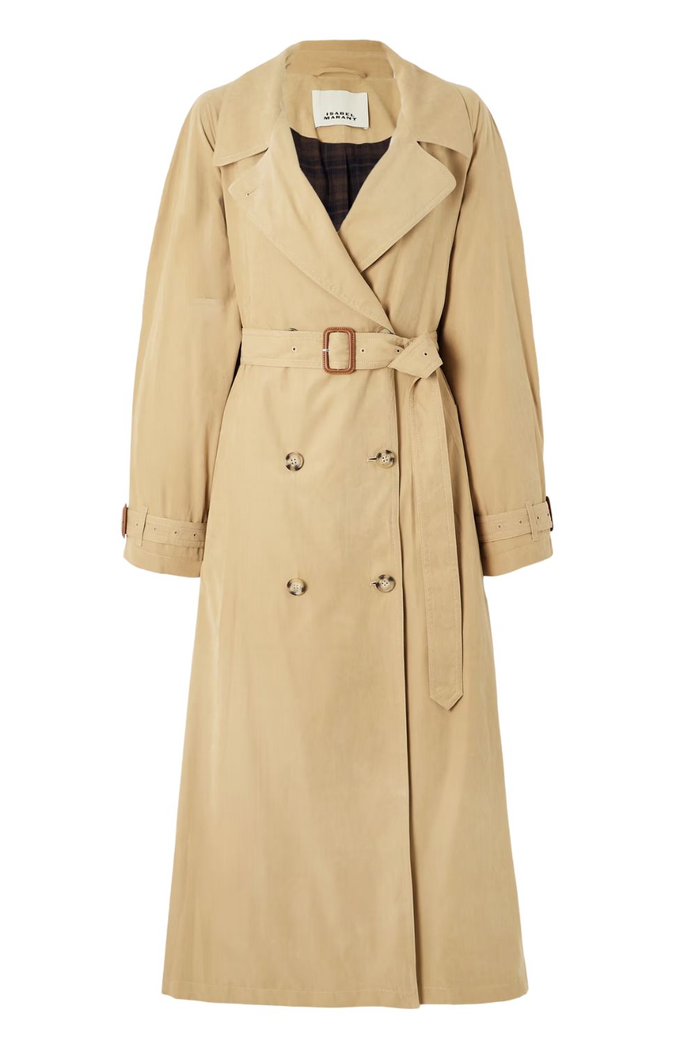 Isabel Marant Elea Belted Twill Trench Coat