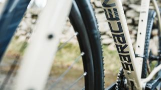 Close up detail of Saracen Levarg bike