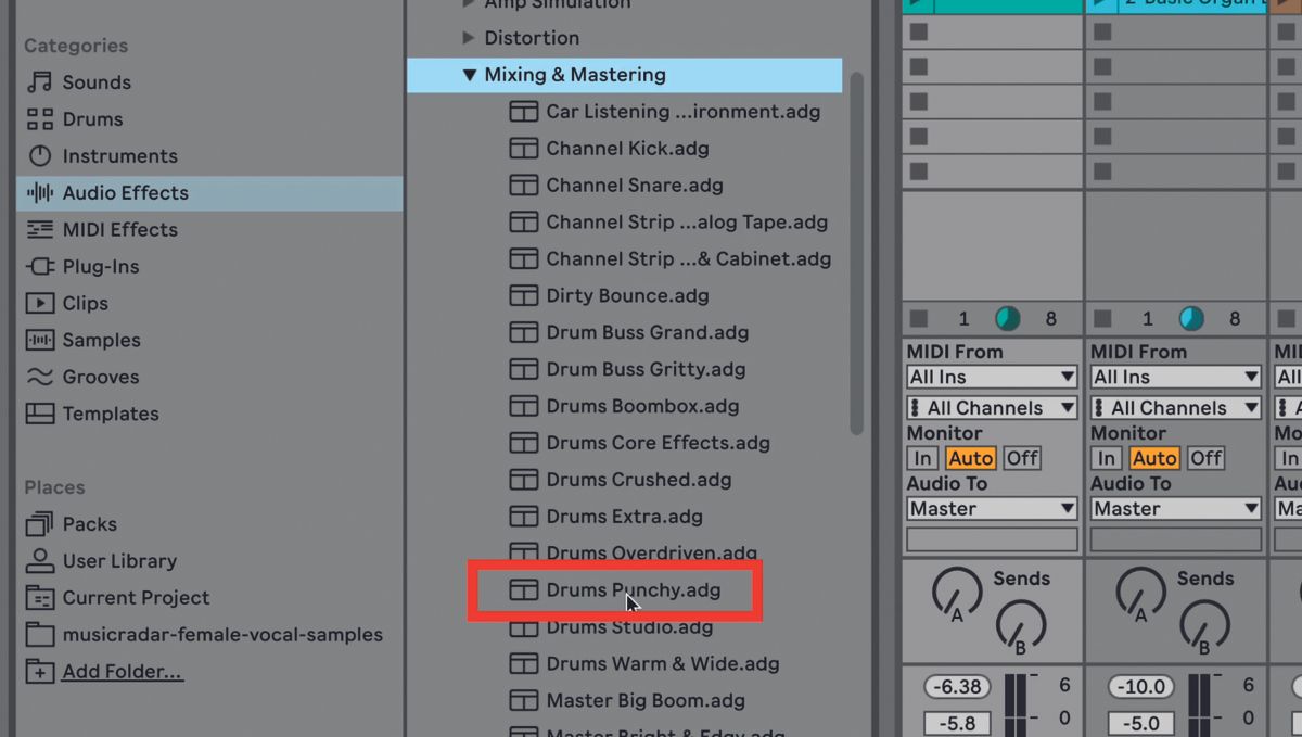 How to make a track in Ableton Live 11 Lite using audio effects MusicRadar