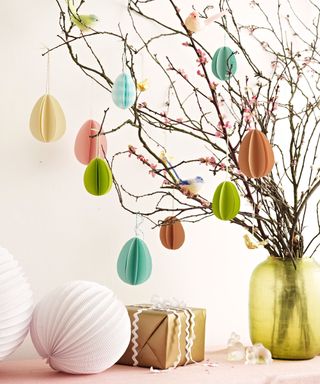 Easter egg craft ideas with tree Carolyn Barber
