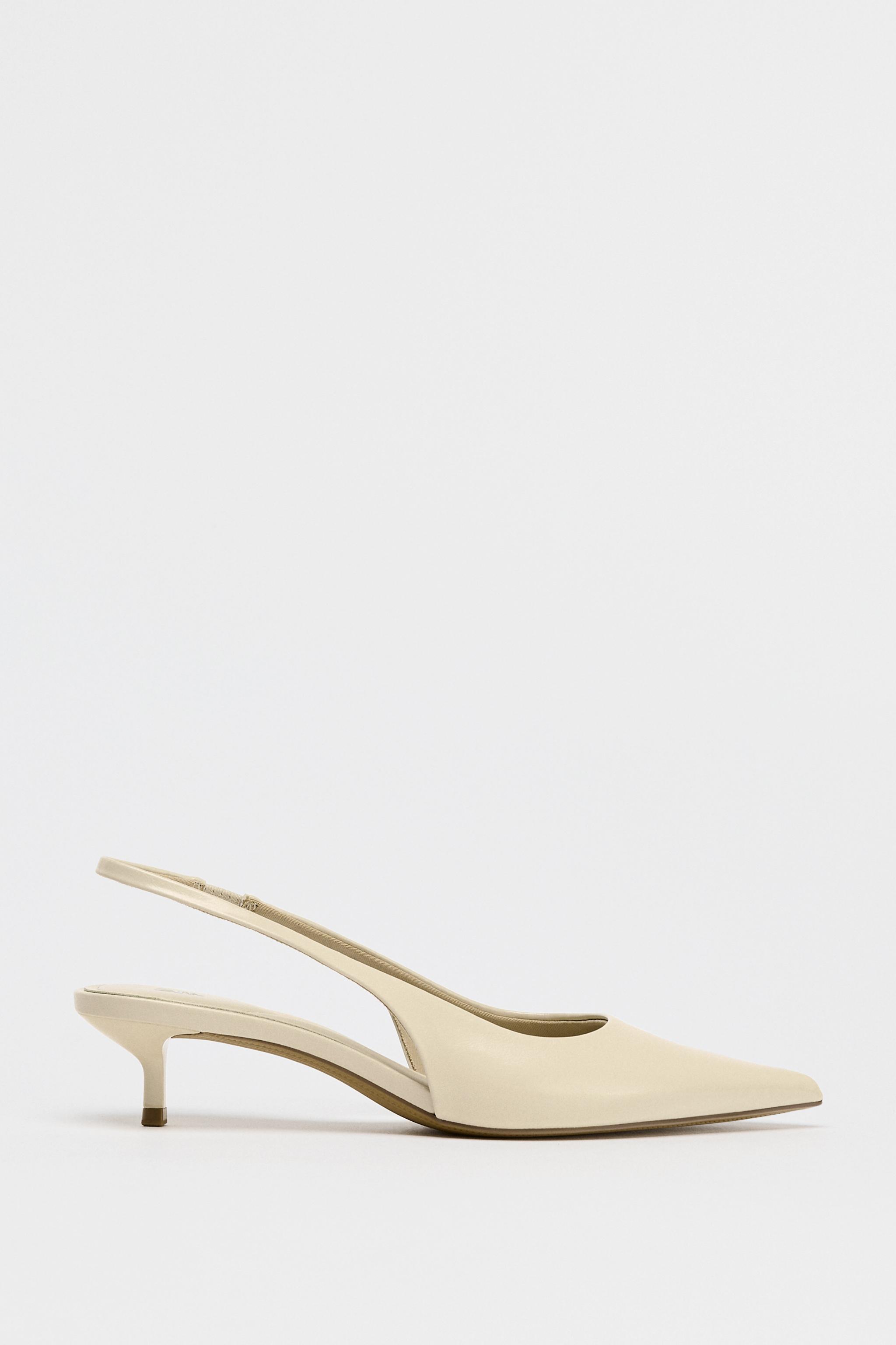 Slingback Kitten Heels