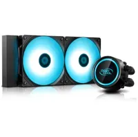 DeepCool Gammaxx L240 RGB V2 | 500–1800RPM |&nbsp;Up to 30dB(A) | 280 x 120 x 27mm | $136.99 $91.44 at Amazon (save $45.55)