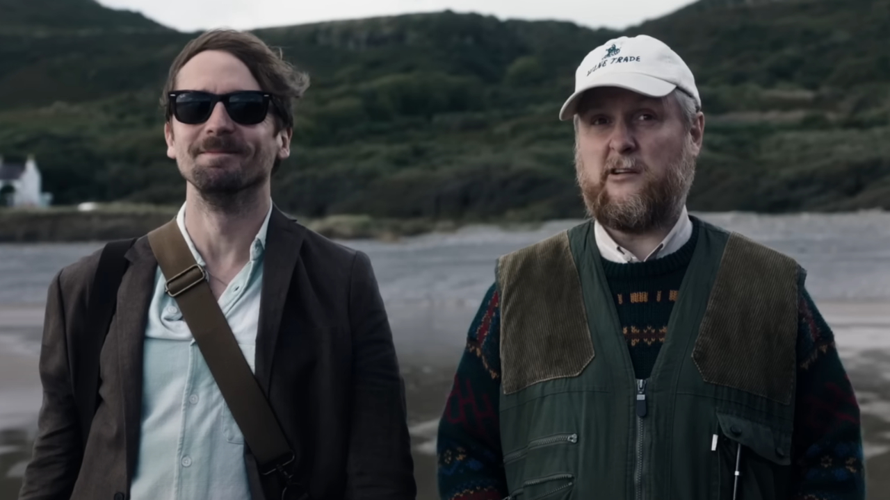 Tom Basden and Tim Key in The Ballad of Wallis Island