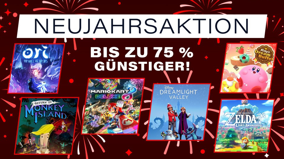Nintendo eShop Neujahrsaktion 2022