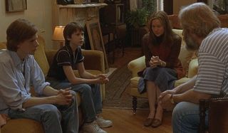 The Squid and the Whale Jeff Daniels Jesse Eisenberg Laura Linney family meeting