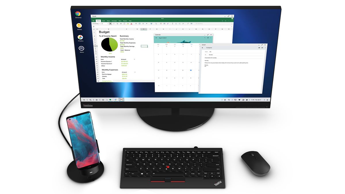 Motorola's Edge Plus smartphone gets its own DeXstyle desktop mode