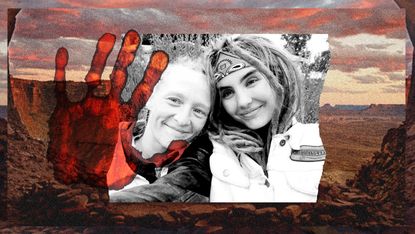 A collage of Crystal Turner and Kylen Schulte, who were murdered in Moab UT last year