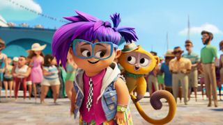 Gabi and Vivo in VIVO, one of the best family movies on Netflix