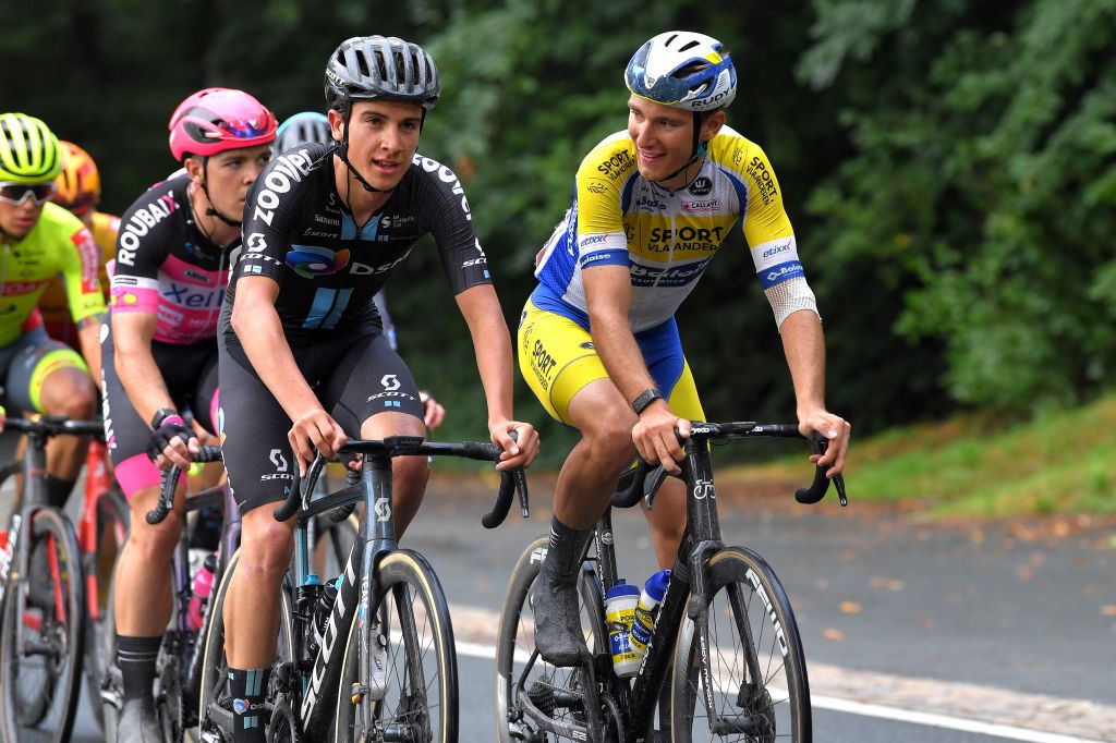 Henri Vandenabeele (Team DSM) in action at the Tour de Wallonie