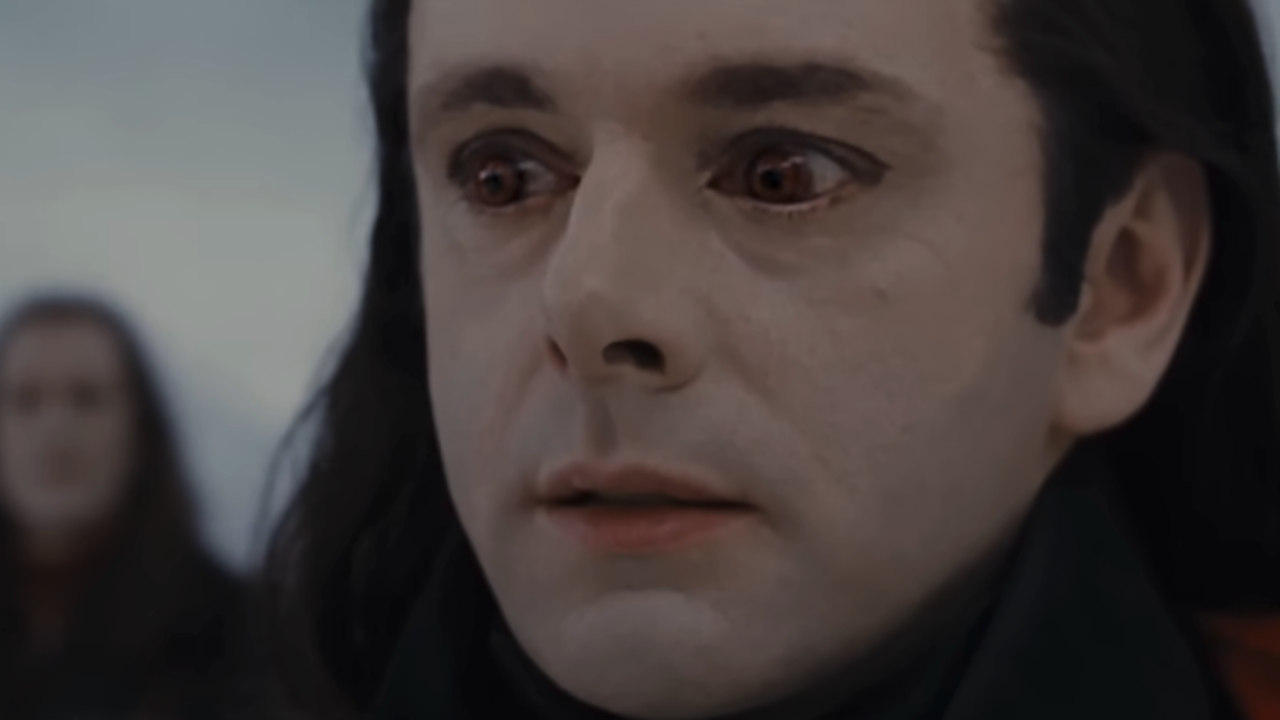 Michael Sheen como Aro en la batalla de Amanecer parte 2