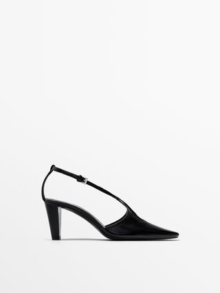 Massimo Dutti, High-Heel Shoes with Criss-Cross Straps