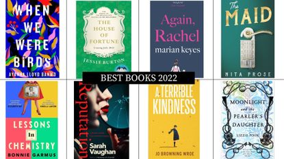 A composite image of eight of the best books 2022 shown by their book covers