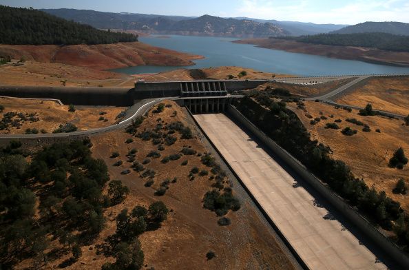 The Oroville Dam in 2014.