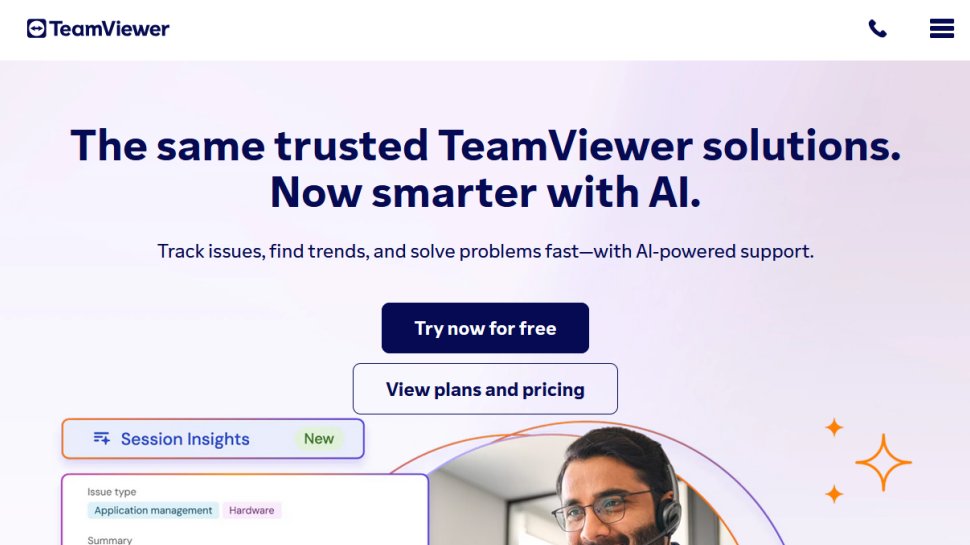 TeamViewer website screenshot (June 2025).