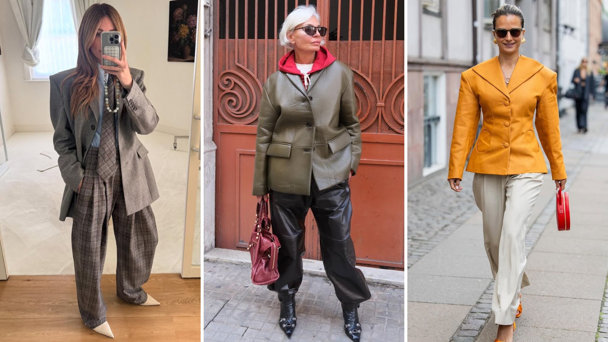 Influencers wearing blazers 