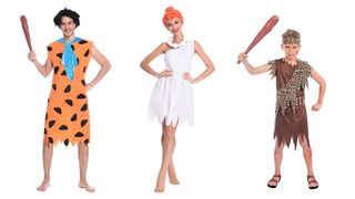 Flintstones family Halloween costume