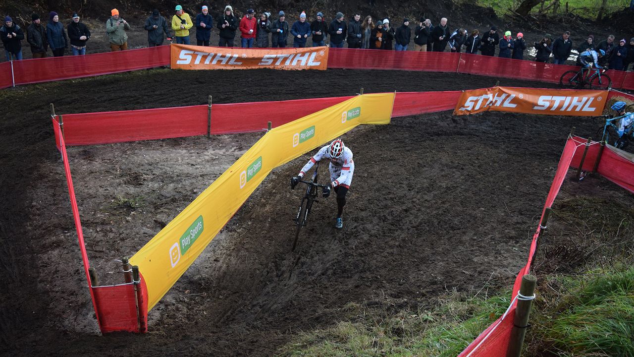 Wet and muddy wer the course conditions at Zeven