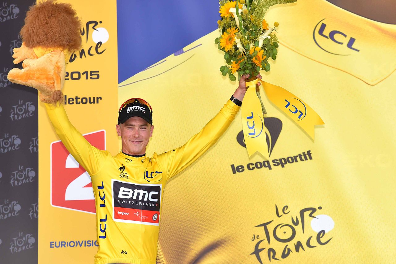 Rohan Dennis (BMC) in the maillot jaune