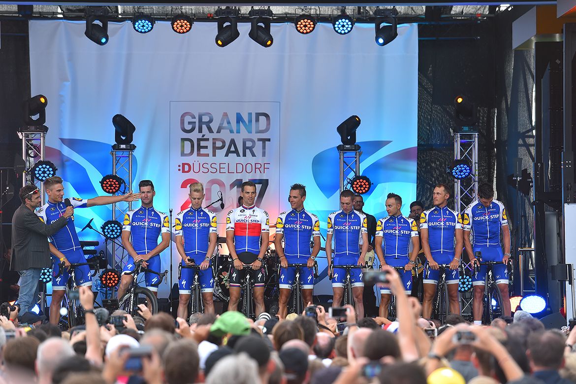 The Quick-Step Floors team