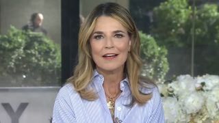 Savannah Guthrie intros Jennifer Lopez and Brett Goldstein on The Today Show.