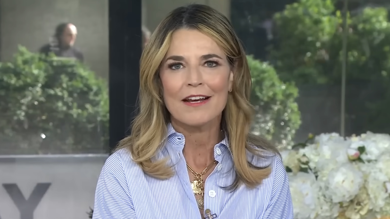 Savannah Guthrie intros Jennifer Lopez and Brett Goldstein on The Today Show.