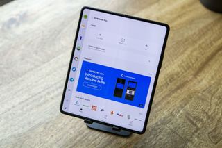 Samsung Pay Home Screen on the Galaxy Z Fold 3