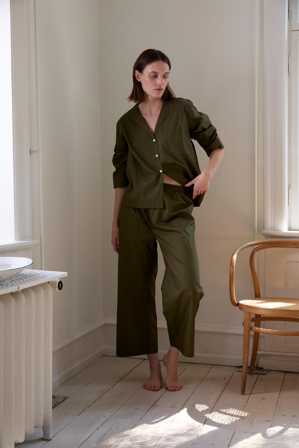 Relaxed Olive Pyjama Set