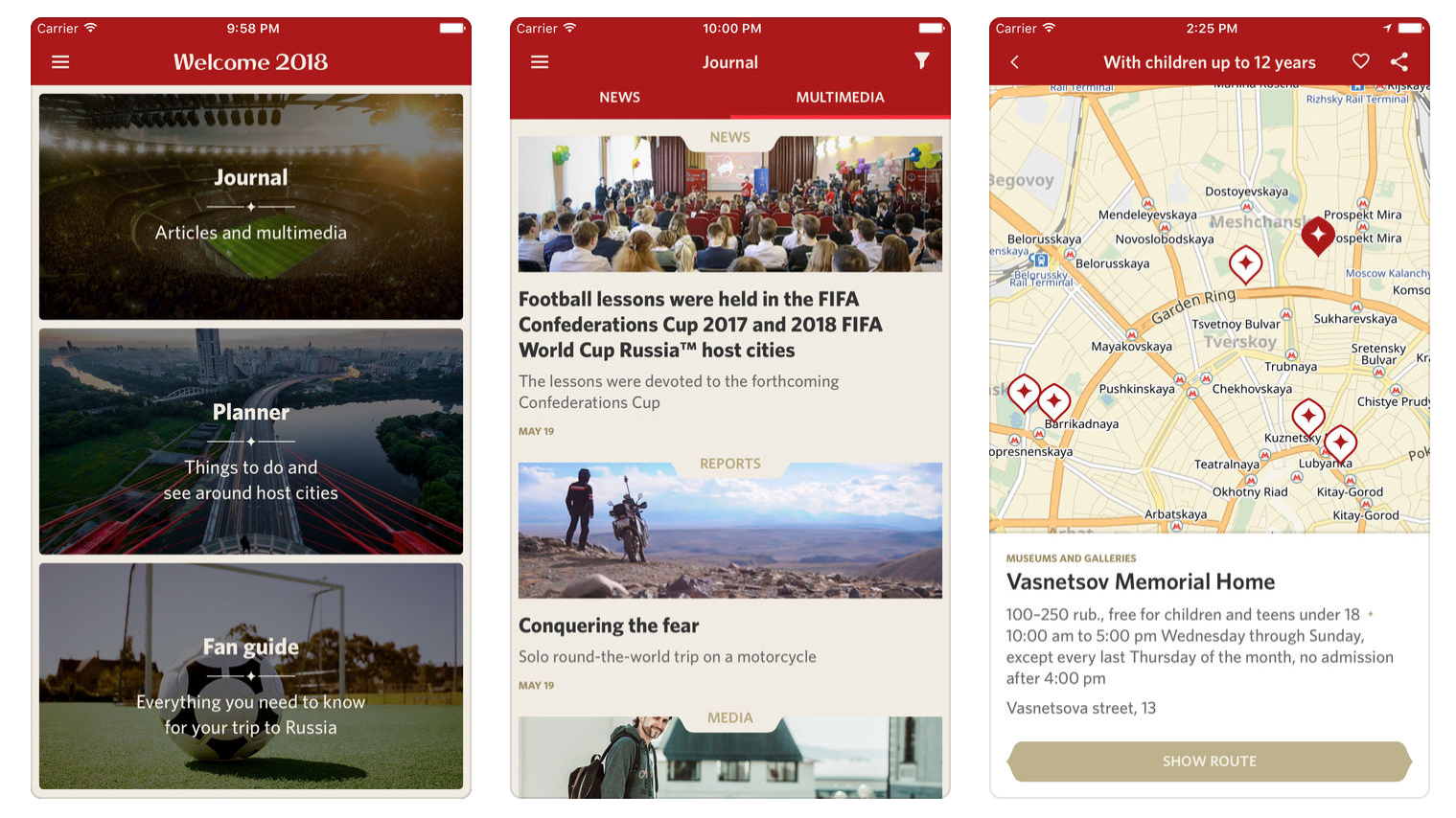A screenshot of the Welcome2018 app