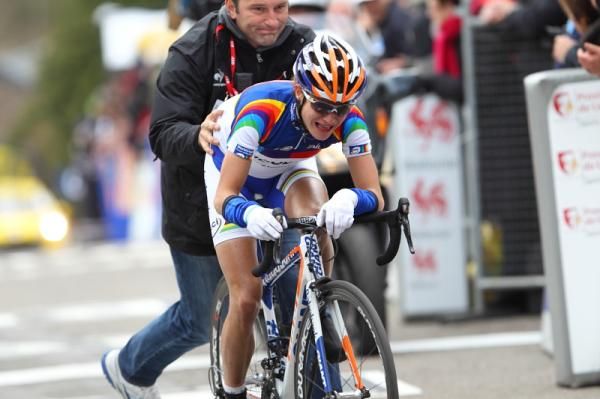 Marianne Vos (Rabo Women) gave everything but it was not enough today