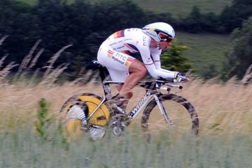 Tony Martin (HTC-Highroad) in action