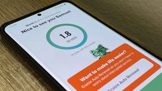 mint mobile app showing data usage